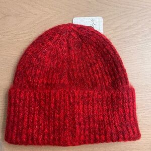 NWT* FP Cozy Red Knit Beanie